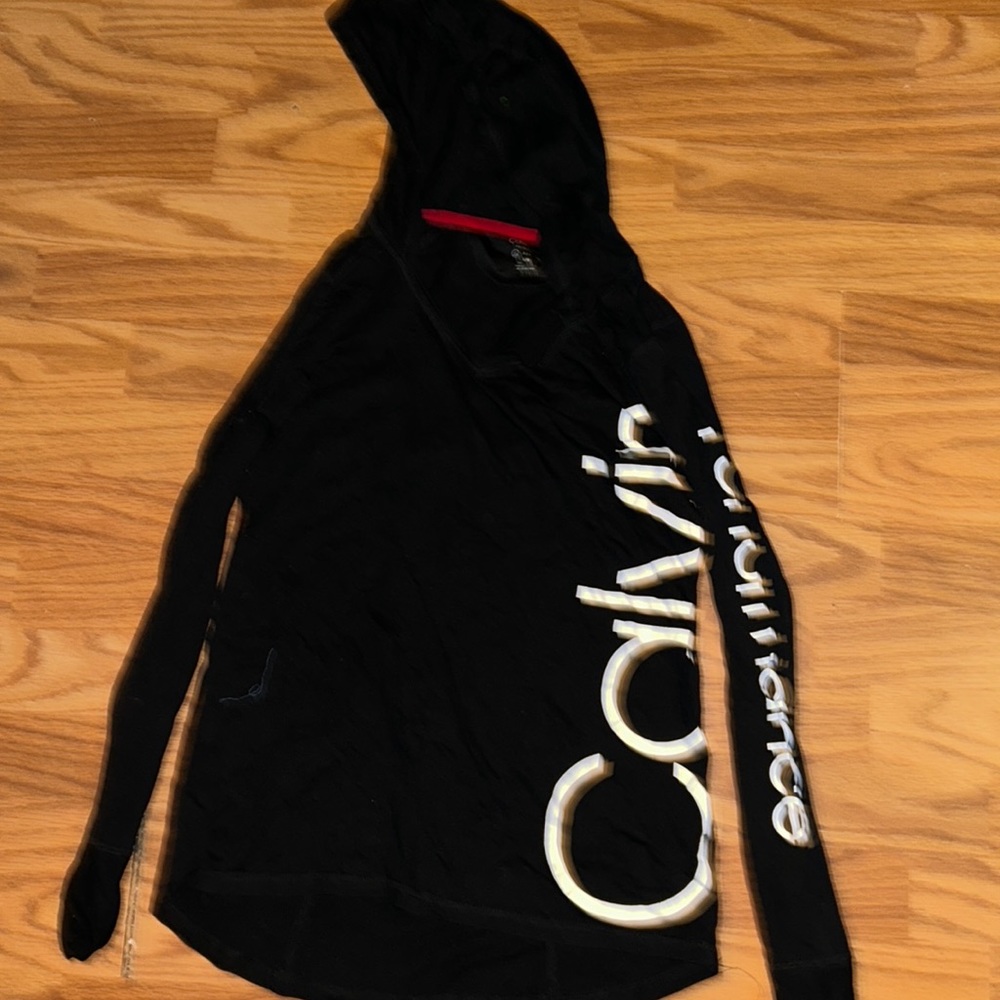 Calvin Kline light hoodie large fits a small